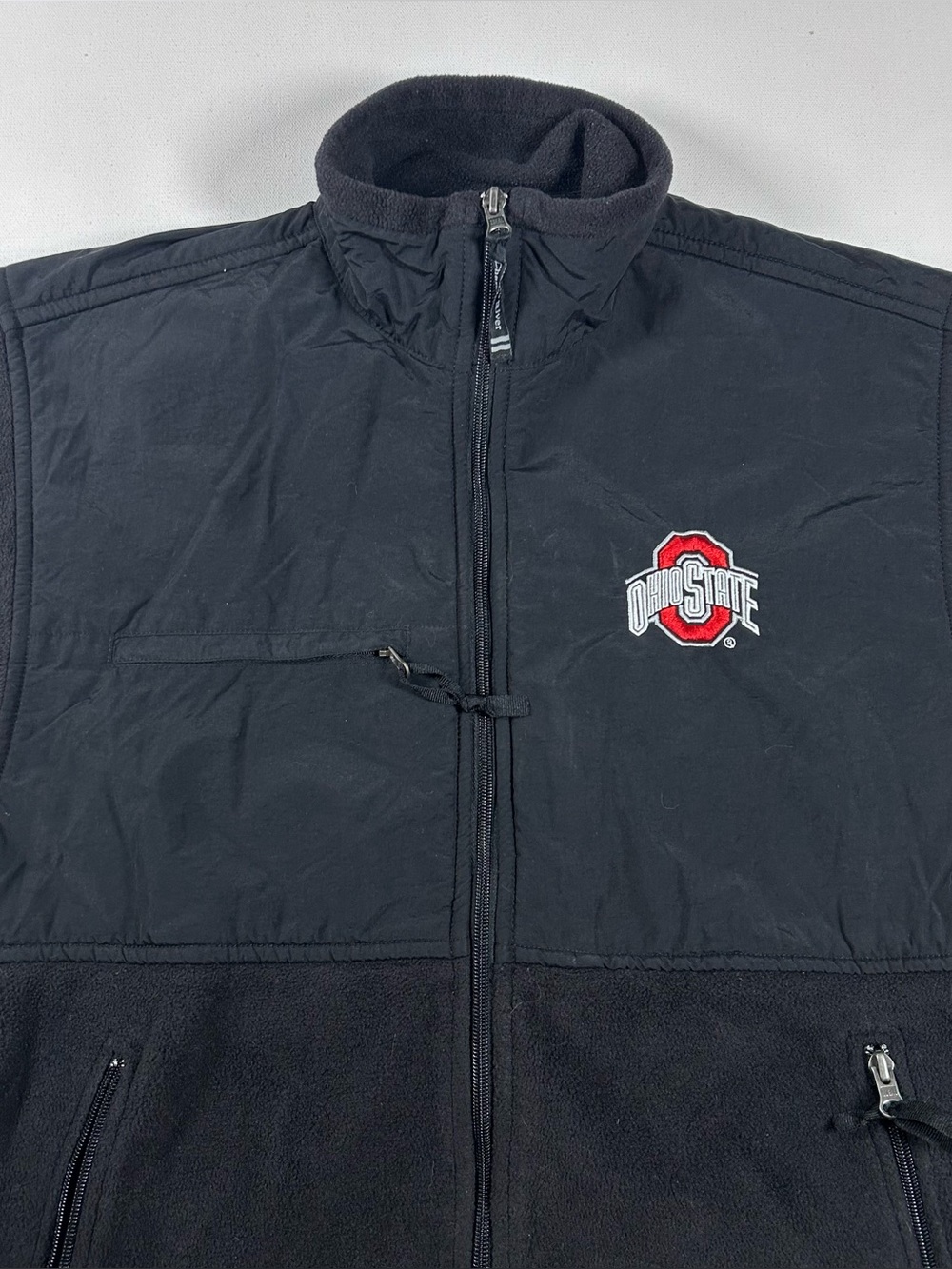 Vintage Ohio State Buckeyes Men's Black Full Zip Windbreaker Jacket Fits: M